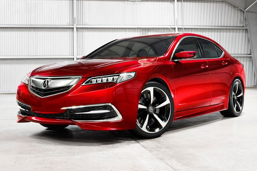 Первое фото обновленного седана Acura TLX появилось в Сети