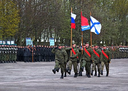 На Балтийском флоте проводится подготовка к военным парадам в Санкт-Петербурге и Калининграде