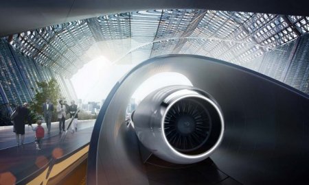 Будто вкалывает Hyperloop?