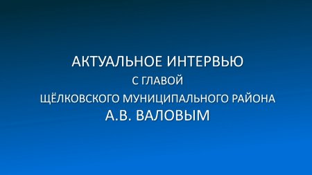 А.В.Валов - о предстоящих выборах Президента