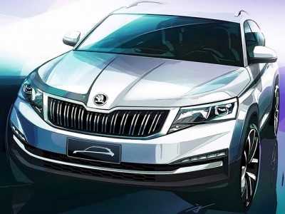 Skoda опубликовала скетчи младшего кроссовера