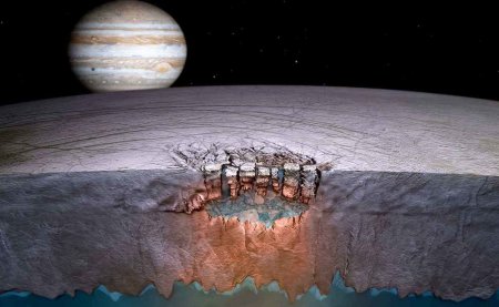 NASA разрабатывает «туннельного бота» с ядерным реактором для поиска жизни на Европе