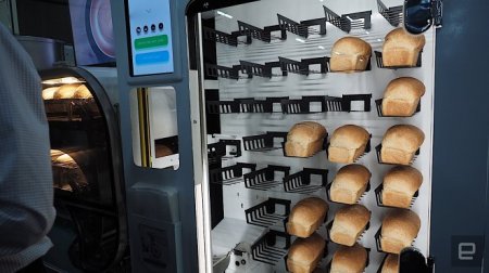 Робот BreadBot выпекает булку свежего хлеба каждые шесть минут