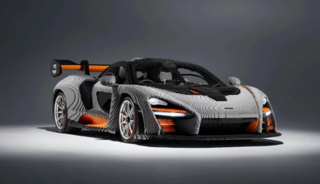 #фото | Собранный из кубиков Lego автомобиль McLaren Senna весит больше, чем оригинал