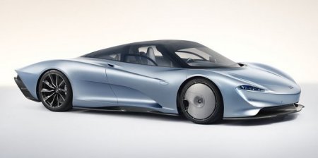 McLaren Speedtail – уникальный гиперкар, использующий для езды настоящие элероны