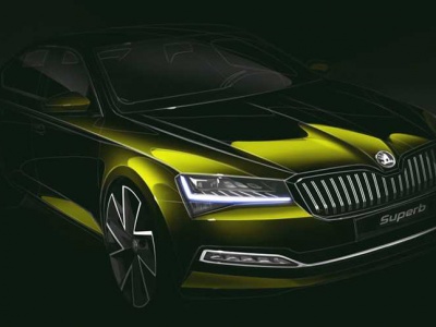 Skoda показала кусочек нового «Суперба»