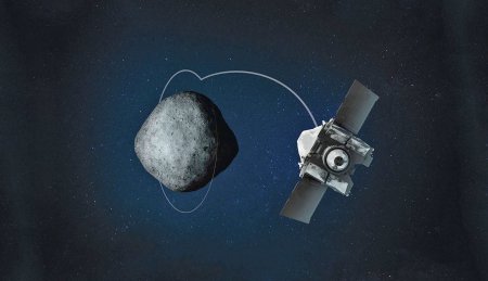 #фото | OSIRIS-REx показал кратеры астероида Бенну с идеальными образцами грунта