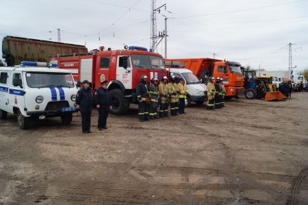 Смотр готовности сил и средств гражданской обороны и муниципального звена МОСЧС