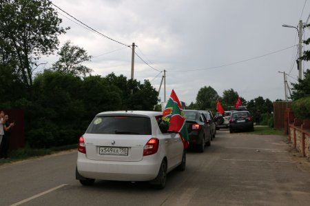 В рамках проекта «Маршальский треугольник» 21 июня прошел автопробег, организованный Межрегиональной общественной организацией «Единый казачий фронт»