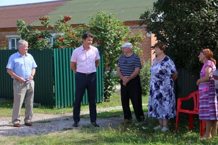 Глава округа О.В. Павлихин встретился с населением д. Н.Пурловка