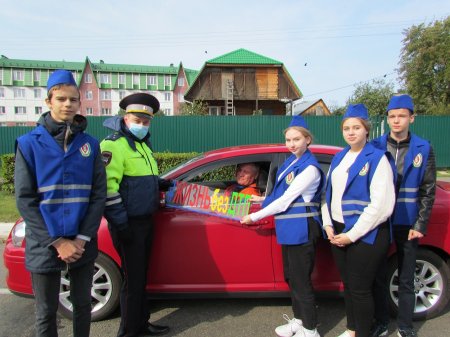 Госавтоинспекторы в Серебряных Прудах напомнили жителям про безопасность дорожного движения