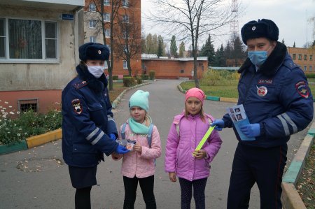 Госавтоинспекторы в Серебряных Прудах провели акцию «Безопасный двор»