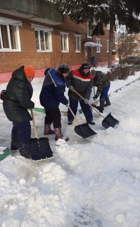 Снегопад сделал передышку