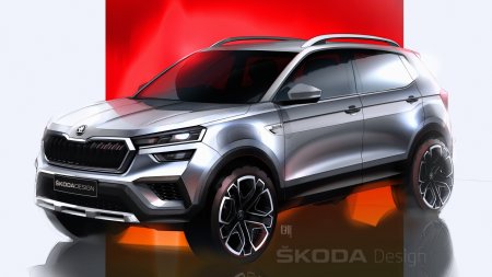 Skoda раскрыла внешность кроссовера Kushaq