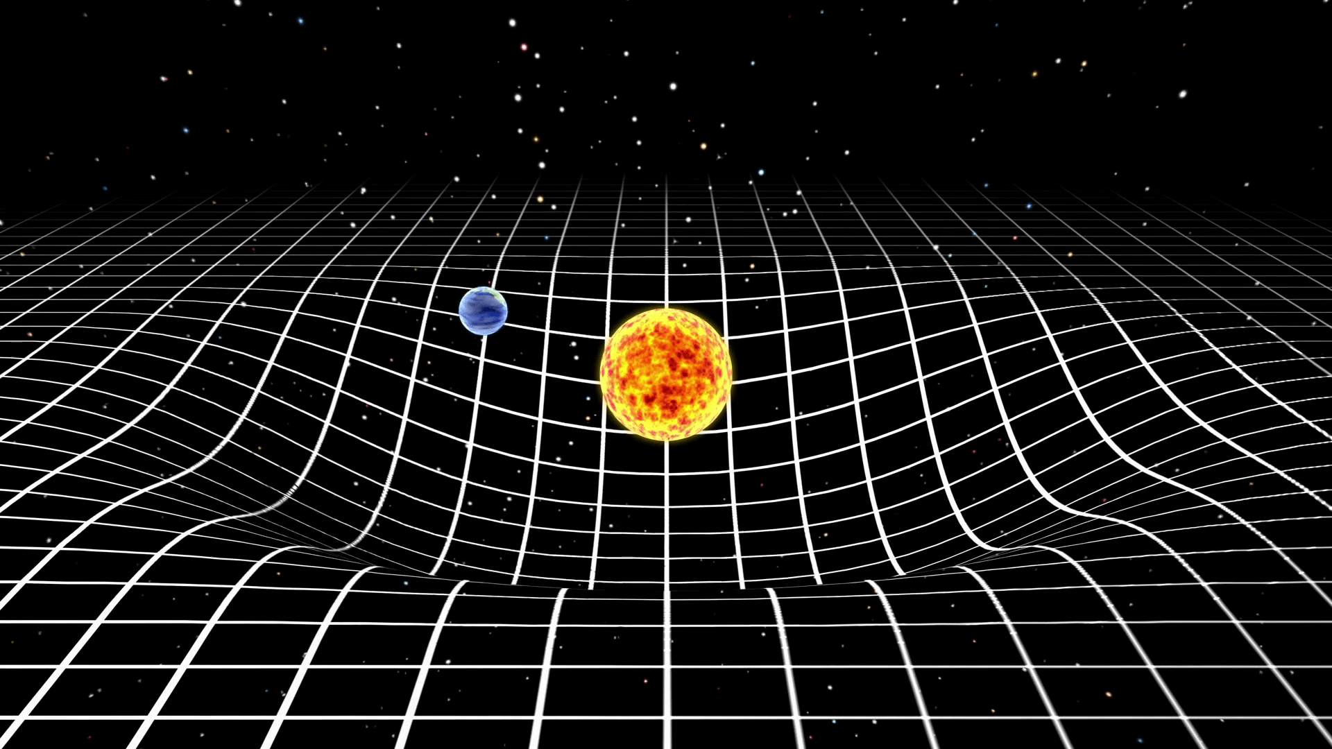 Солнце под землей. Искривление пространства. Искривление пространства времени. Гравитация искривление пространства. Искривление пространства в космосе.