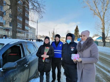 АКЦИЮ "ЦВЕТЫ ДЛЯ АВТОЛЕДИ" ПРОВЕЛИ ВОЛОНТЕРЫ "ЕДИНОЙ РОССИИ" ВМЕСТЕ С СОТРУДНИКАМИ СЕРЕБРЯНО-ПРУДСКОГО ГИБДД