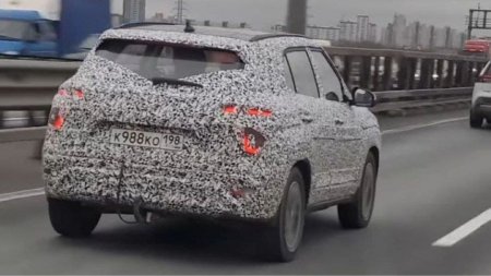 Шпионские фотографии новой Hyundai Creta для России