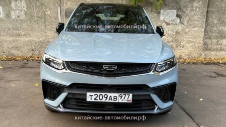 Обновлённый кросс-купе Geely Tugella замечен в России