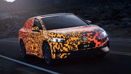 Марка Volkswagen показала большой электрический седан ID.7