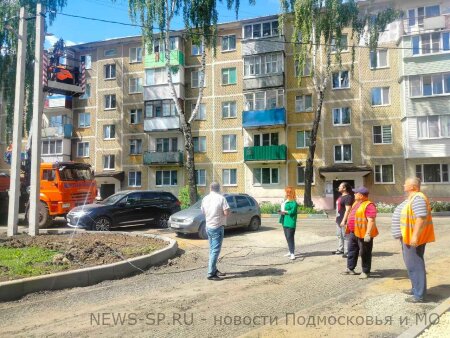 Мониторинг комплексного благоустройства дворовой территории микрорайона Юбилейный в Серебряных Прудах