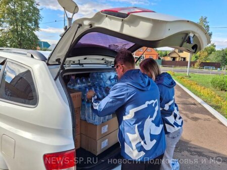 «Единая Россия» из Подмосковья доставила гуманитарную помощь в Курскую область