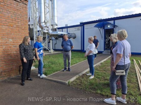 Партийцы посетили с инспекцией котельную на территории поселка Серебряные Пруды