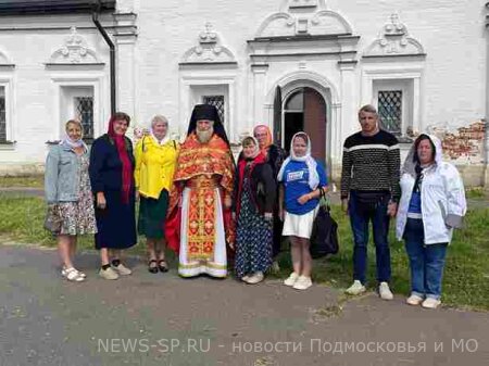 Близкие участников СВО из Серебряных Прудов совершили поездку в храм Каширы