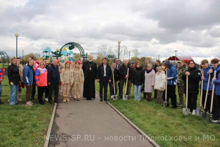 В муниципальном округе Серебряные Пруды состоялась акция по посадке деревьев «Отцовский парк».